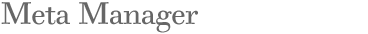 Dot-Dot.com Meta Manager